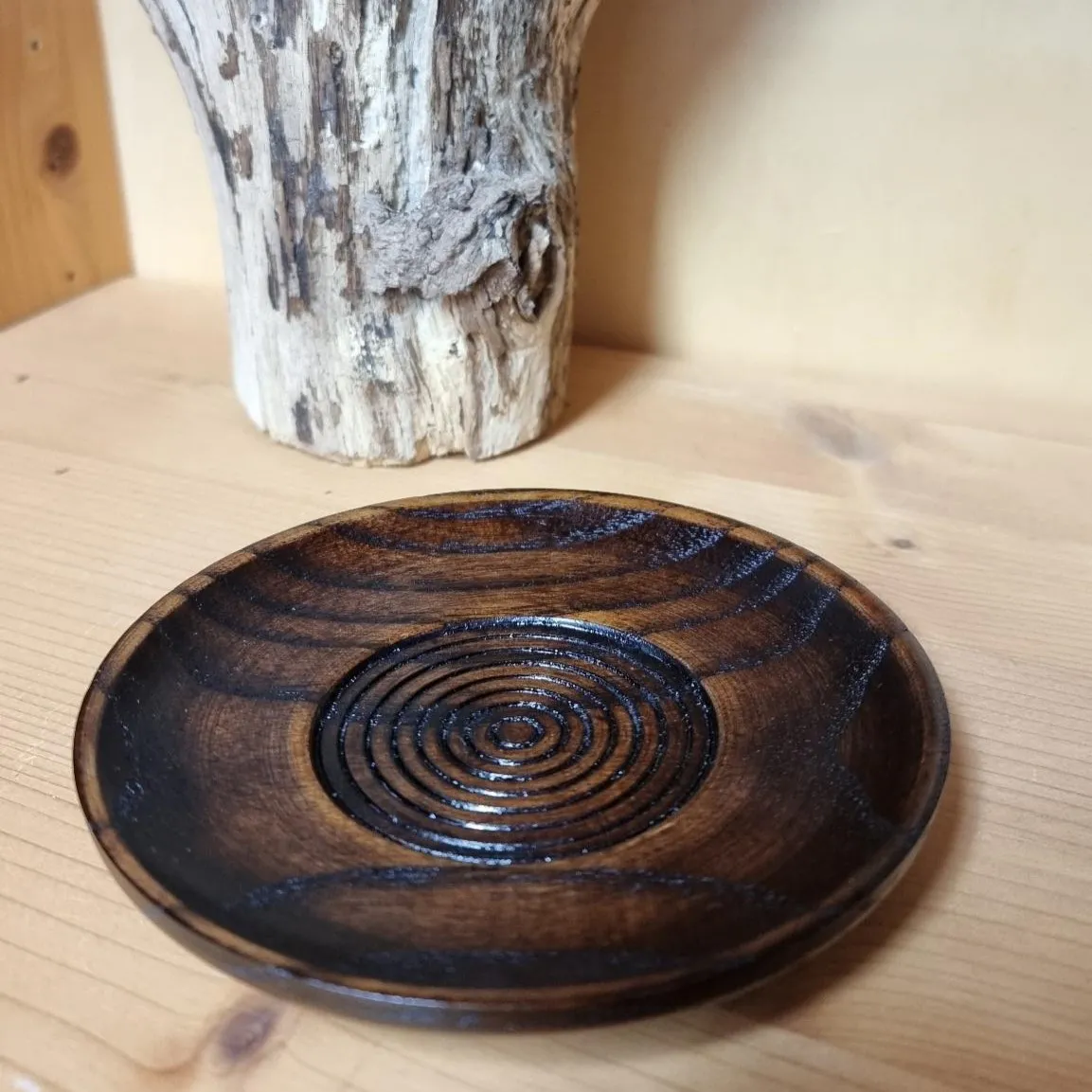 Untersetzer, rund, Holz