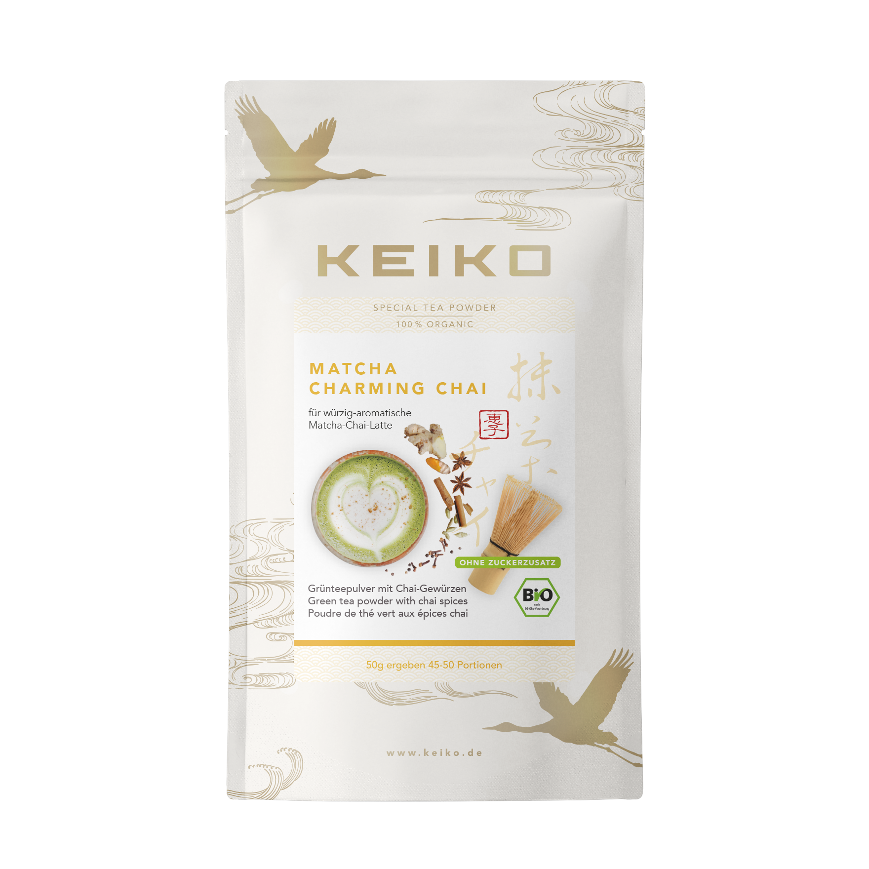 Matcha Charming Chai  - Bio Matcha mit Chai Gewürzen