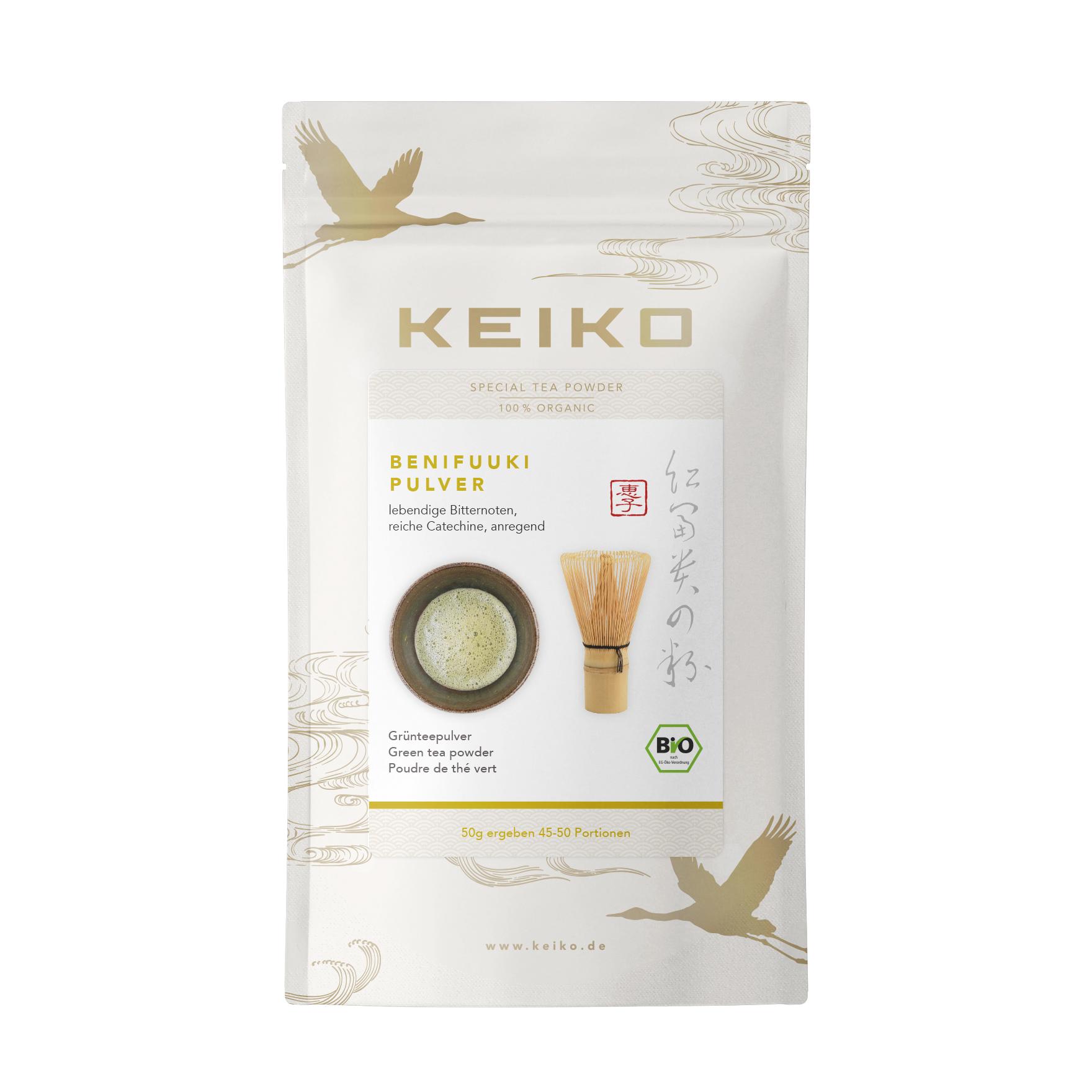 Benifuuki Pulver - Bio Japan Grünteepulver