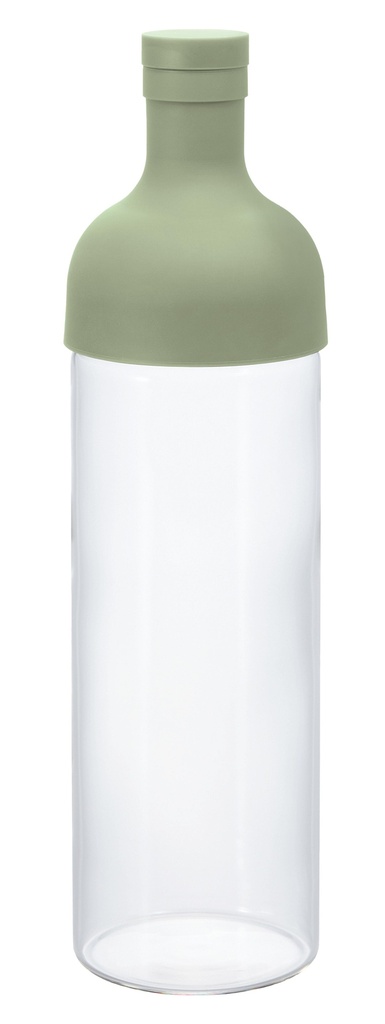 Filter-in green bottle - Trinkflasche,groß "Smokey Green"