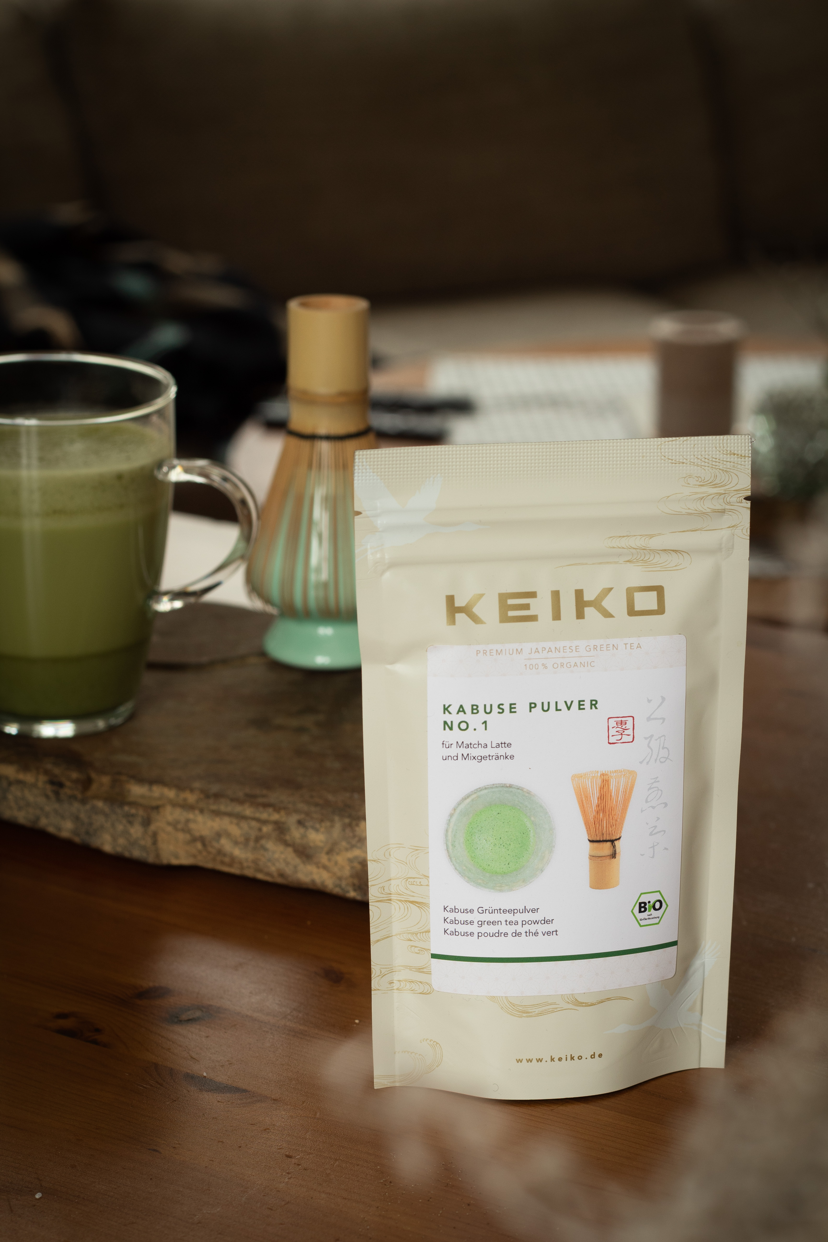 Kabuse Powder No. 1 - Organic half-shaded Tea Powder