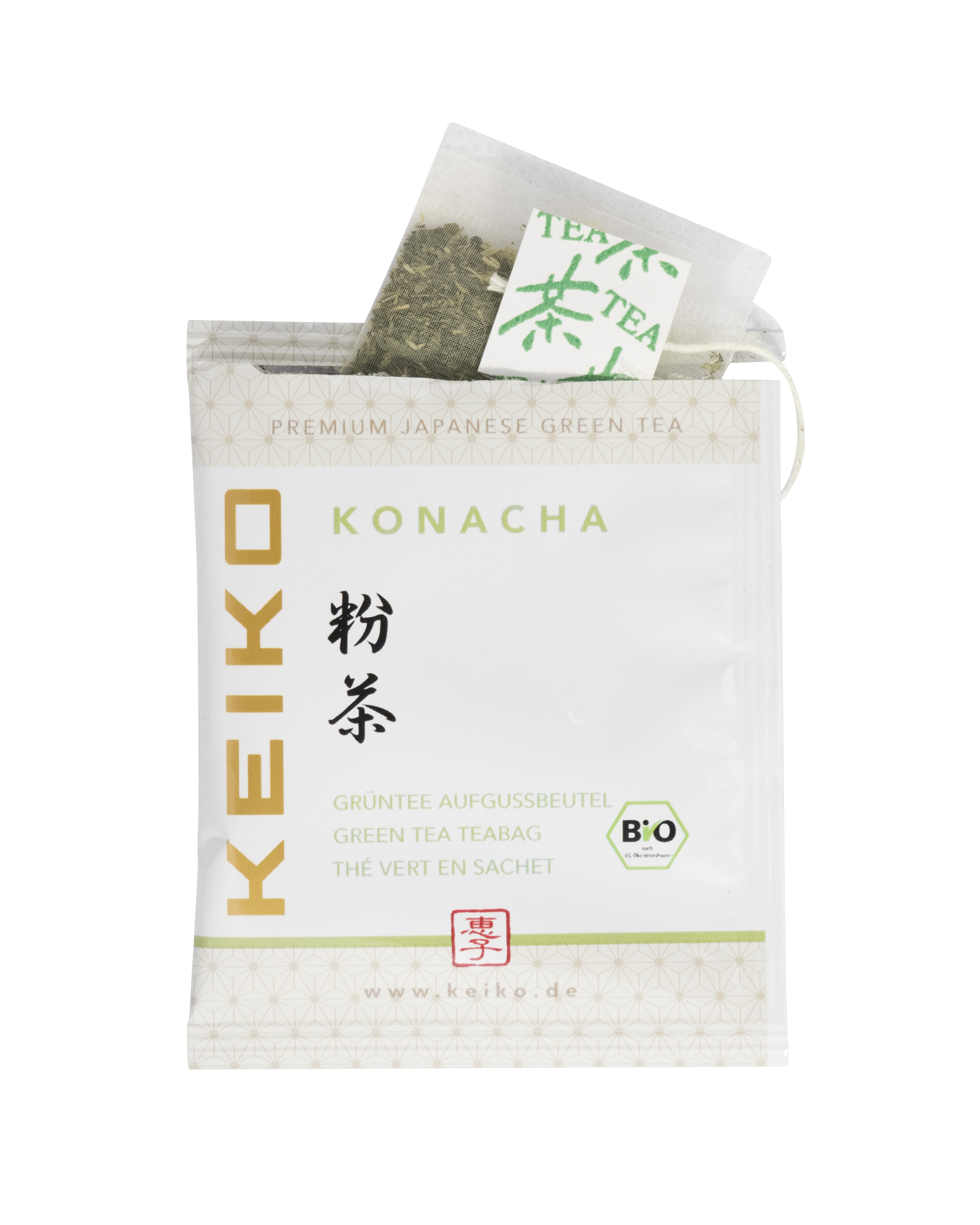Konacha teabags - Organic Japanese Green Tea