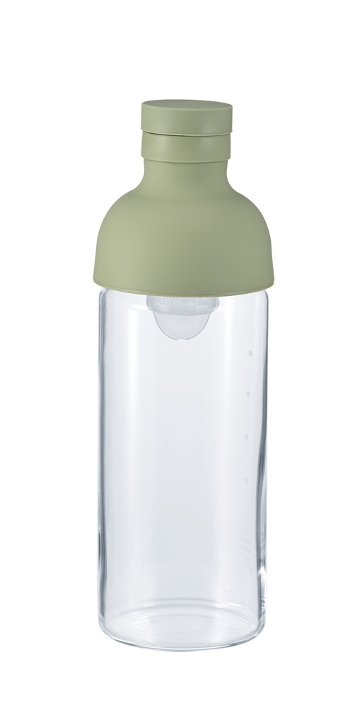 Filter-in green bottle - Trinkflasche, klein"Smokey Green"