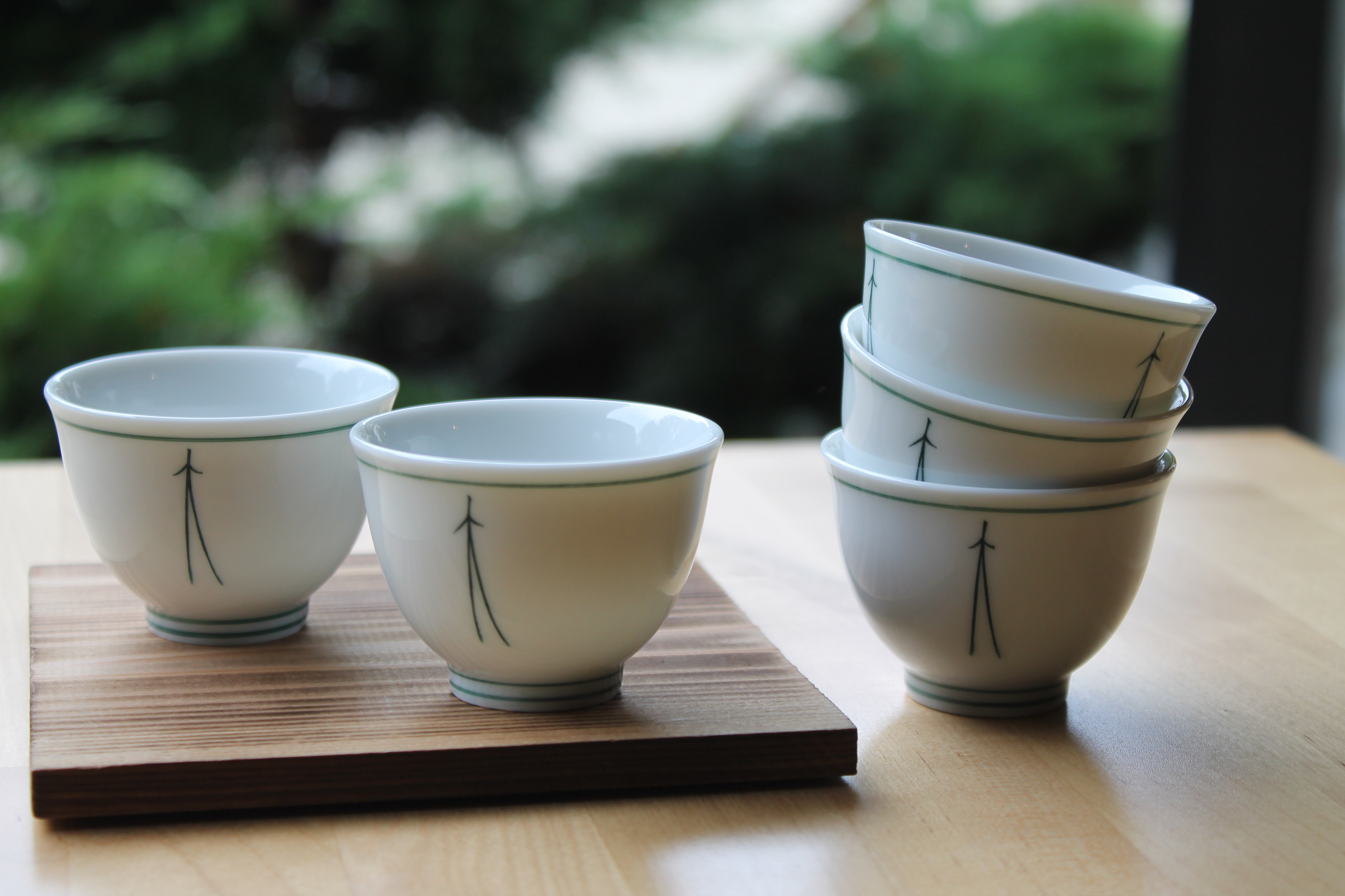 Small Tasting Teacups, Set of 5